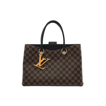LOUIS VUITTON N40050 RIVERSIDE 棋盤格標誌掛飾手提包斜背包 (2020)