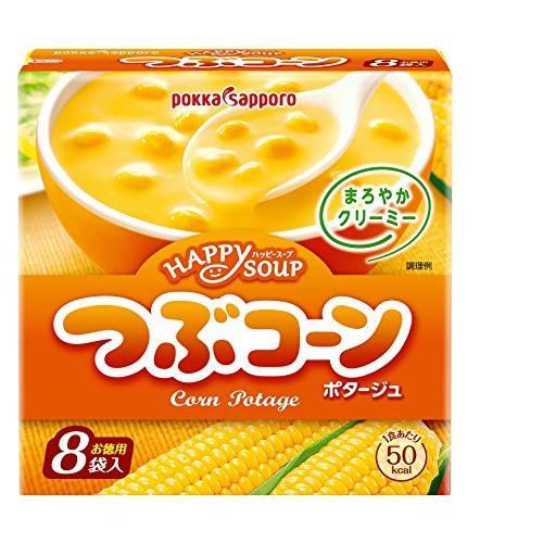 ポッカサッポロ ハッピースープ 徳用つぶコーン 8食入×5個