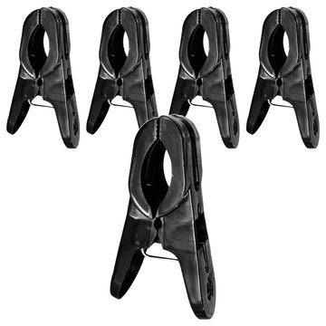 名仕 黑白配防滑衣物夾 5入  1包  黑白配