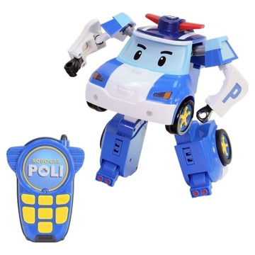 ROY TOYS POLI 波力救援小英雄 10吋變形遙控波力  Blue  1個