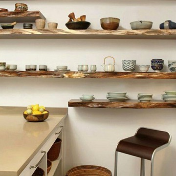 免運墻上置物板實木一字板壁掛置物隔板實木自然邊一字隔板不規則客廳背景墻免打孔書架服裝店原木置物架