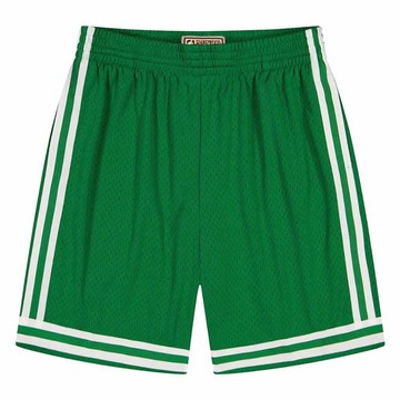 mitchell & ness NBA 球迷版球褲 BOSTON CELTICS 1985-86 ROAD  綠色  XL