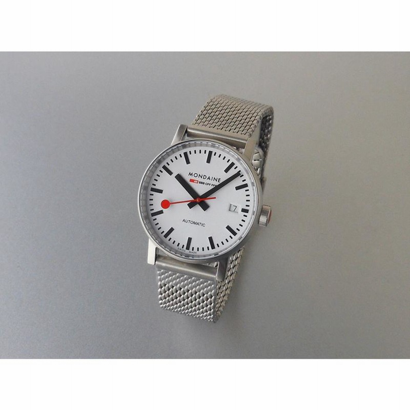 MONDAINE evo2 メッシュバンド 機械式自動巻き 35mm <国内正規品 