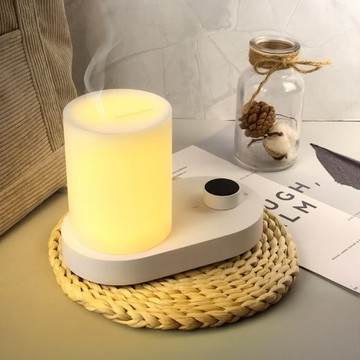 aibo 北歐風 USB超音波小夜燈香薰機  白色  USB-100