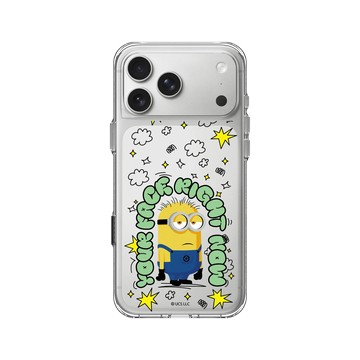 iPhone 17 Pro Max Clear Case（相機按鈕） 透明 - Minions - Minions - Your Face Right Now
