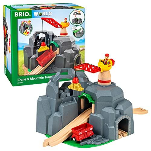 BRIO (ブリオ) WORLD クレーンマウンテントンネル 木製レール