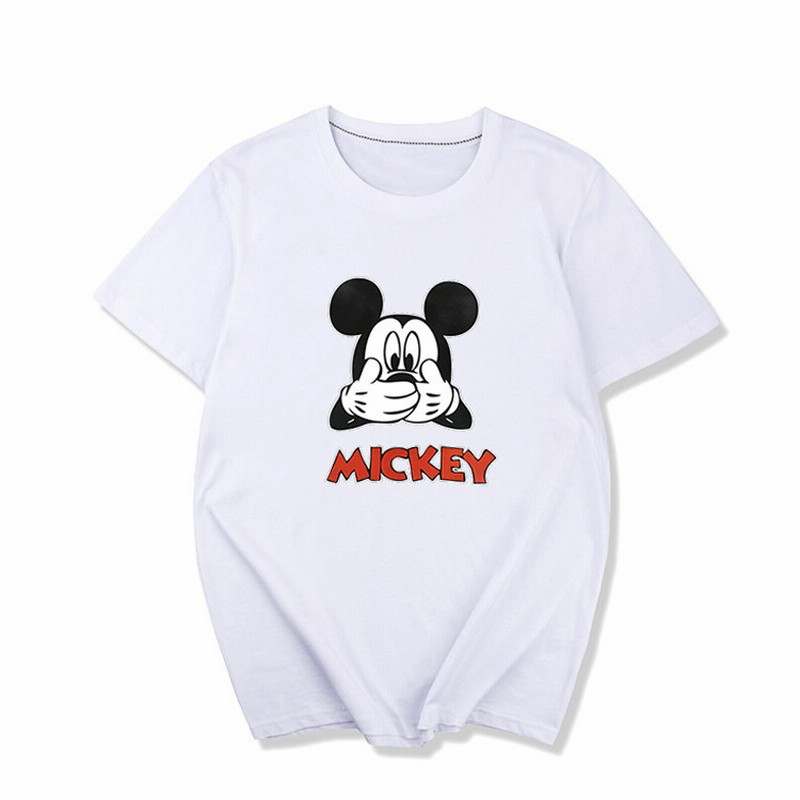 18新品送料無料セール 5色 綿100 ミッキーtシャツ 可愛いミッキープリント ペアルックカップルtシャツ 韓国ファッション春夏 ミニー Mickey ディズニー Tシャツ 半袖 通販 Lineポイント最大get Lineショッピング