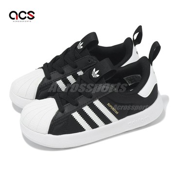 adidas 童鞋 adiFOM Superstar 360 I 小童 黑 白 學步鞋 休閒鞋 懶人鞋 愛迪達 IH3504