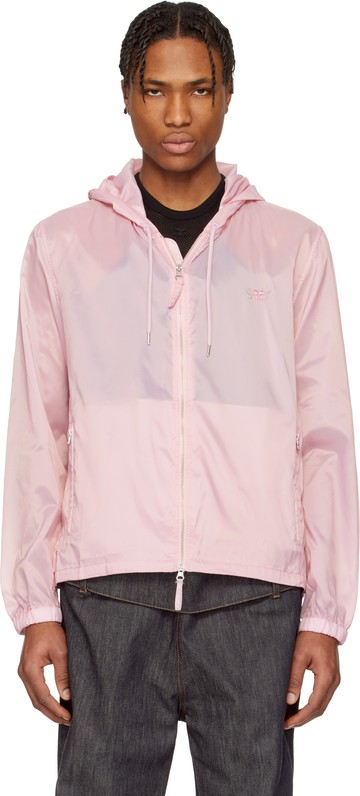 Courrèges 粉色 Hooded Windbreaker 夹克