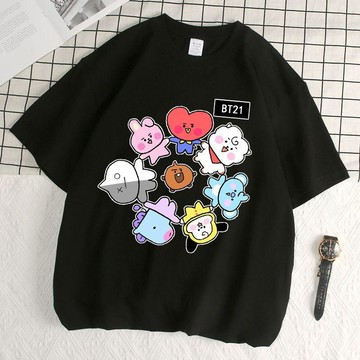應援服🔥BTS周邊衣服 明星同款 偶像T恤 演唱會服裝 田柾國 朴智旻 金泰亨 粉絲服 生日交換禮物 衣服卡通BT21