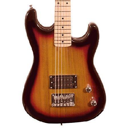 Rise by Sawtooth Right Handed Size Beginner Electric Guitar Kit, Sunburst