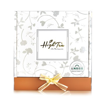 High Tea 伂橙 精緻茶禮盒 台灣特色茶 禮盒套組  紅玉紅茶 2g 5包 + 阿里山金萱 4g 5包  1盒