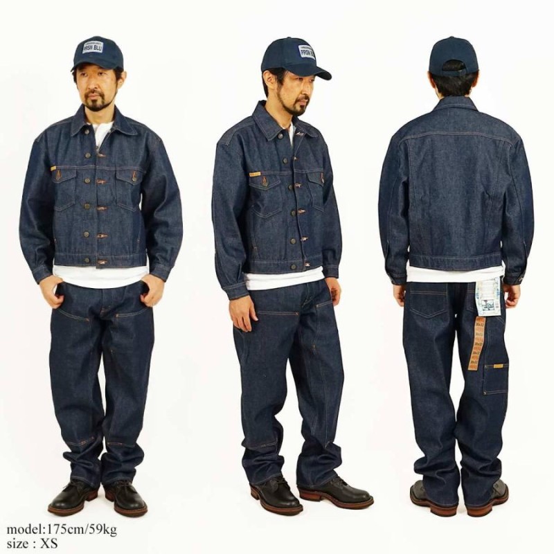 PRISON BLUES プリズンブルース デニムジャケット XS PRISON BLUES プリズンブルース Denim Western Jacket