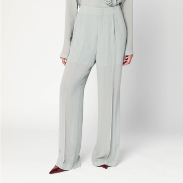 Palazzo pants in ice color crêpe