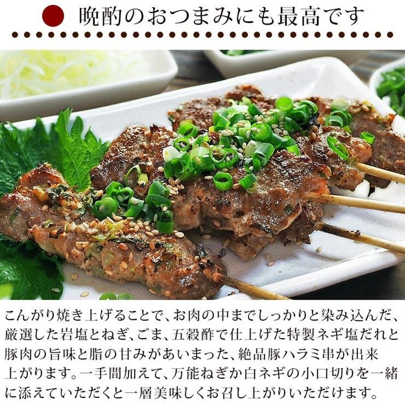 送料無料 】【 お歳暮 】 焼きとん バイキング 焼肉 ねぎ塩だれ 30本