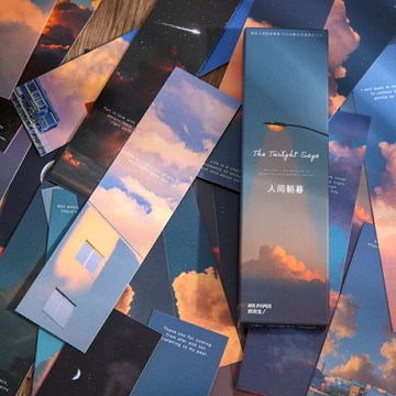 經典電影盒裝書簽溫暖文藝ins風創意手帳diy裝飾素材學生標記書簽