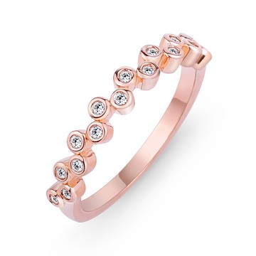 戒指．正韓貨．玫金．SIZE 6．無禮盒