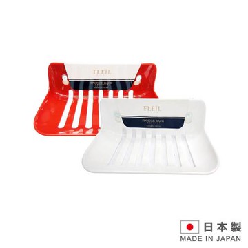 FLEL日本原裝 吸盤式瀝水置物架- K-537