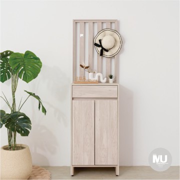 沐家具 mufurniture 台灣製造 Light 現代風 2尺鞋櫃+低屏風