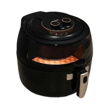 【Arlink】黑武士全自動攪拌氣炸鍋(EC-990)-玫瑰金
