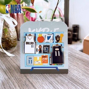 NBA 陳列室球衣徽章套組 獨行俠隊 Kyrie irving