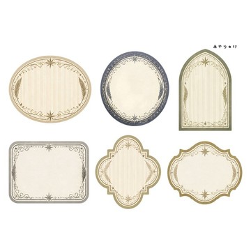 【9 月新品】20-149-0116 裁切紙 幻想復古浪漫喫茶