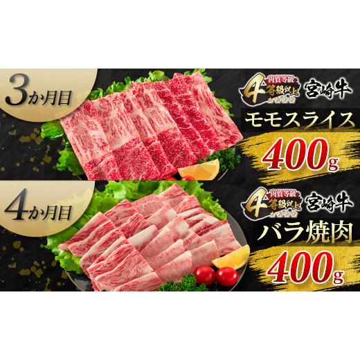 ふるさと納税 宮崎県 日南市 ≪6か月お楽しみ定期便≫宮崎牛焼肉