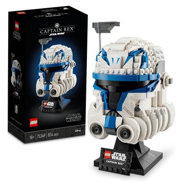LEGO 樂高 星際大戰 精細重現電影細節 粉絲必備收藏  雷克斯隊長頭盔  雷克斯隊長頭盔 多色  1盒