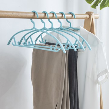 衣架家用曬無痕防滑多功能衣撐撐子防風衣掛鉤涼晾衣服架掛衣架子