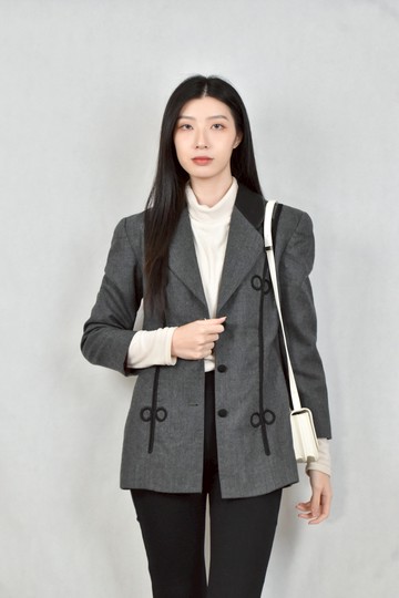 (M) fendi灰色外套