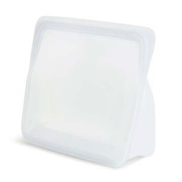 Stasher 站站矽膠密封袋-雲霧白