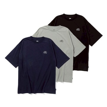 【風格服飾配件抗漲年終感謝祭7折起】日本限定 魔幻彩虹山形眼寬版短袖Tee (共3色) 黑色-L號