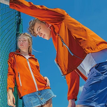 Per GIBO 素面薄裡外套(P233709磚桔)