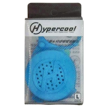 Hypercool 奈米科技涼感巾 超薄超細纖維材質 超吸水超速乾  顏色隨機  1個
