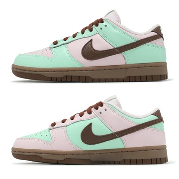 Nike 休閒鞋 Wmns Dunk Low 女鞋 綠 粉紅 薄荷巧克力 低筒