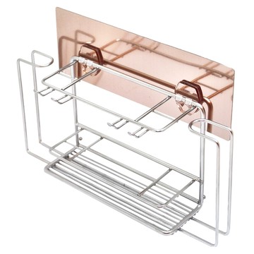 Easy 易立家 無痕掛勾 牙刷杯架 1組  玫瑰金