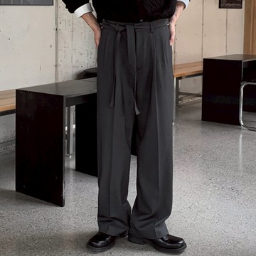 【Metanoia】🇰🇷韓製  設計感西裝落地褲