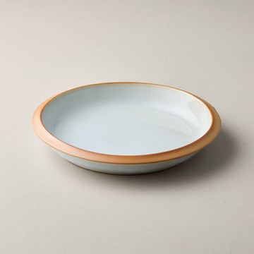 aito 美濃燒 - 釉彩深緣盤 - 兩款任選 - 24.5 cm - 白雪