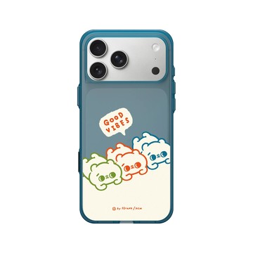 iPhone 17 Pro Max Clear (相機按鈕) 夜幕藍 - 爽爽貓 Song Song Meow by SECOND - 加倍好運