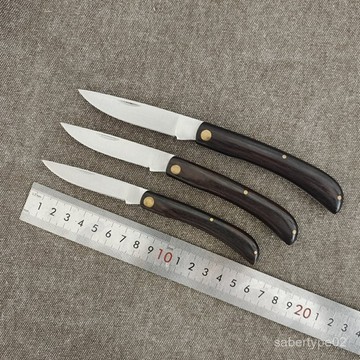 德國經典歐式木柄家居戶外露營折疊輕便口袋小刀廠家直銷