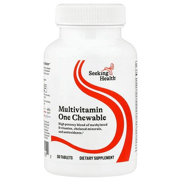 Seeking Health, Multivitamin One 咀嚼片，30 片