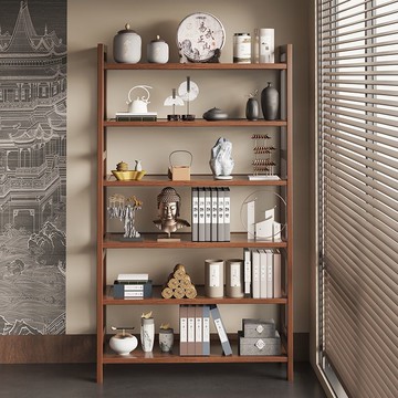 書架落地置物架現代簡約客廳臥室兒童學生書柜靠墻家用多層收納架