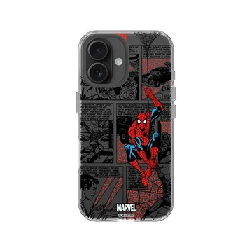 iPhone 16 Clear 透明 - 迪士尼-漫威 Marvel - 蜘蛛人-漫畫風格