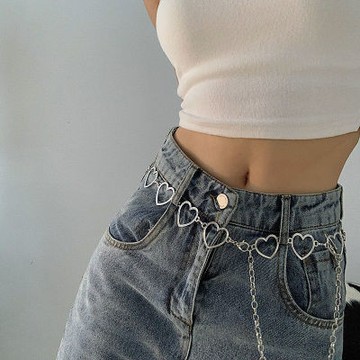 【台灣有貨】實拍 女士金屬腰鏈時尚歐美百搭毛衣腰帶裝飾jk鍊裙子襯衫配飾鏈條