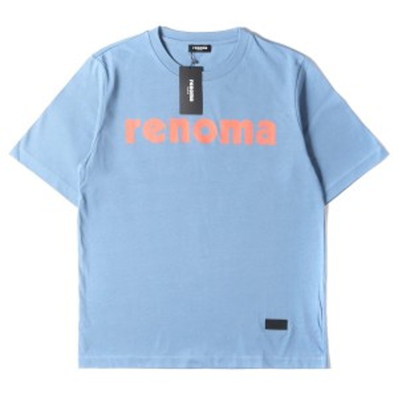 renoma レノマ Tシャツ ブランドロゴ クルーネックTシャツ 半袖 20SS ブルー 青 44 【メンズ】【K3086】 通販  LINEポイント最大10.0%GET | LINEショッピング