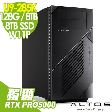 Acer 宏碁 Altos P150F10 商用工作站 (U9-285K/128G/8TB+8TB SSD/RTX PRO 5000-48G/2000W/W11P)