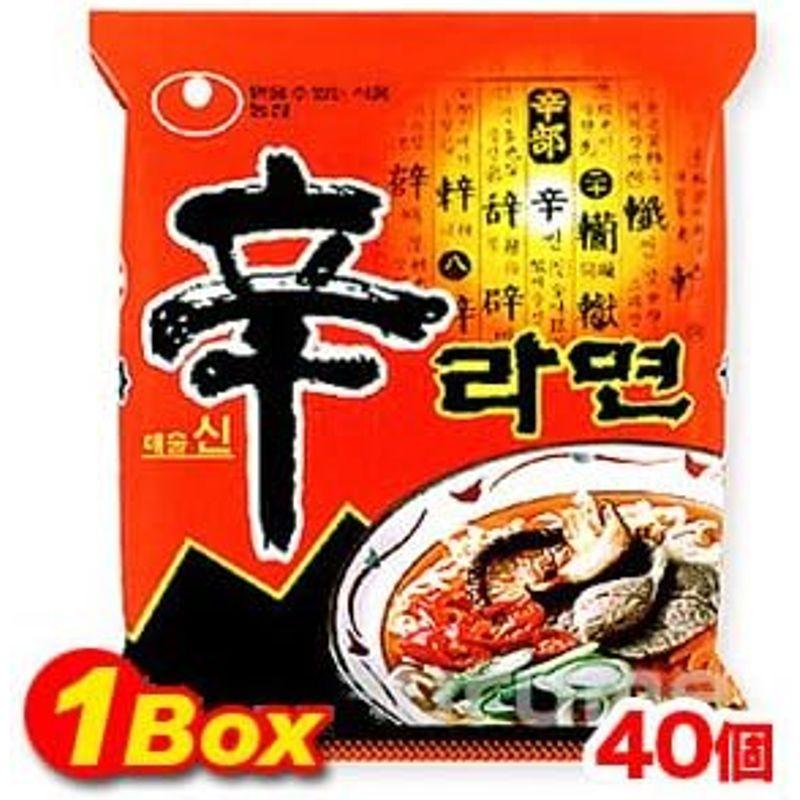 韓国ラーメンを代表する一品 あの辛さがたまらない 農心 辛ラーメン 1箱(40袋)