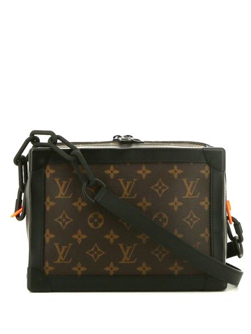 Louis Vuitton Pre-Owned - pre-owned monogram Soft Trunk shoulder bag - men - Canvas/Leather - One Size - Brown