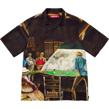 Supreme x Ernie Barnes SS25 Week10 S/S Shirt 撞球 滿版短袖襯衫