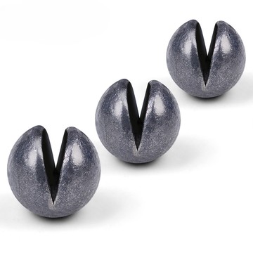 【TTFF】配重咬鉛10個/包開口鉛夾鉛圓形配重鉛不傷線快速鉛墜 海釣垂釣漁具配件現貨批發